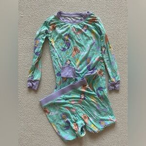 Little Sleepies Mermaid two piece pajamas 2T